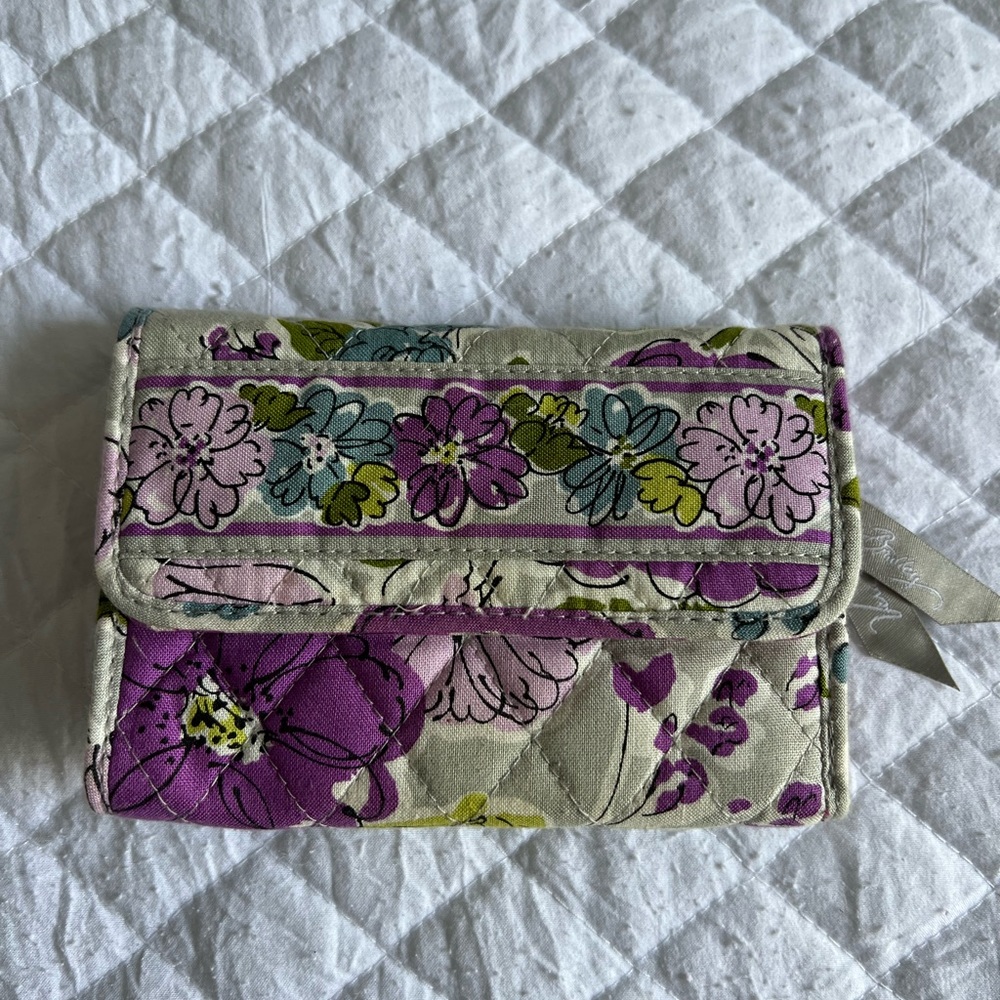 Vera Bradley Watercolor Trifold Wallet